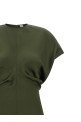 Draped dress Green