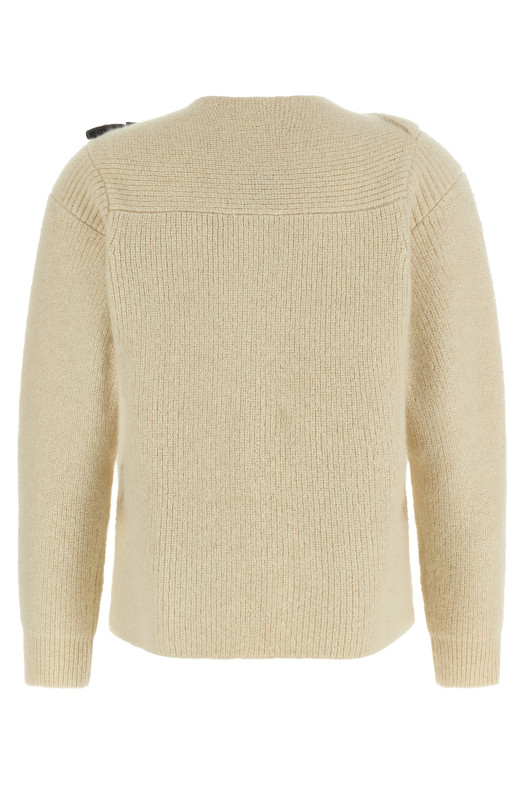 'Thais' sweater with alamari White