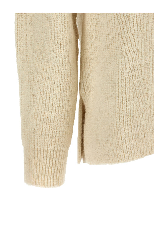 'Thais' sweater with alamari White