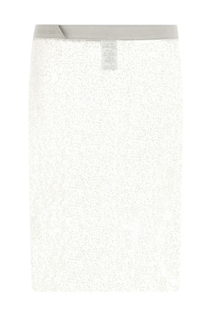 Embroidered 'Jude' sarong skirt White