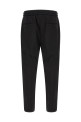 Wool gabardine joggers Black