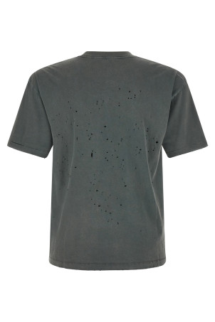 T-shirt with openwork details Gray