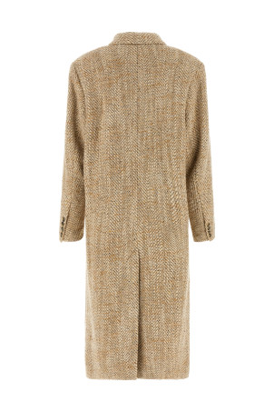 'Pilda' double-breasted coat Beige