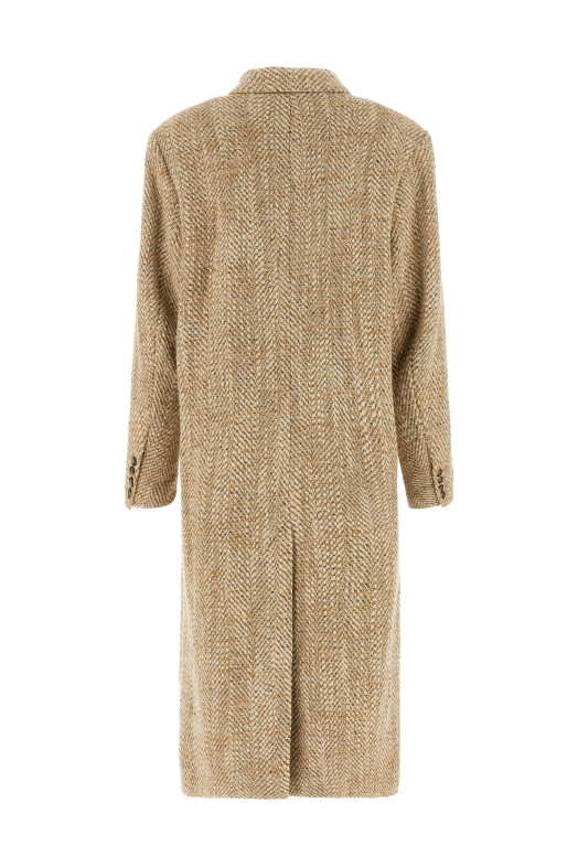 'Pilda' double-breasted coat Beige