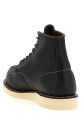 'Classic Moc Toe' lace-up ankle boots Black