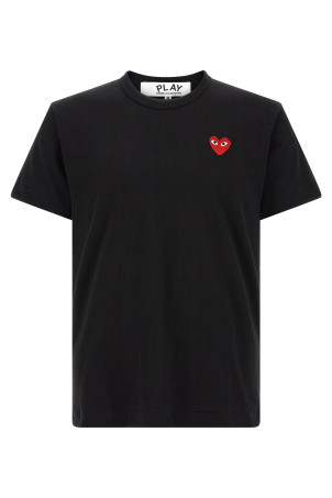 Heart patch t-shirt Black