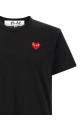 Heart patch t-shirt Black