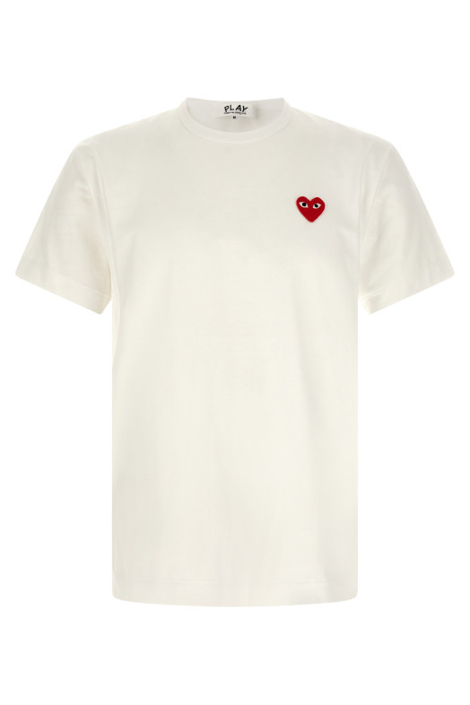 Heart patch t-shirt  White
