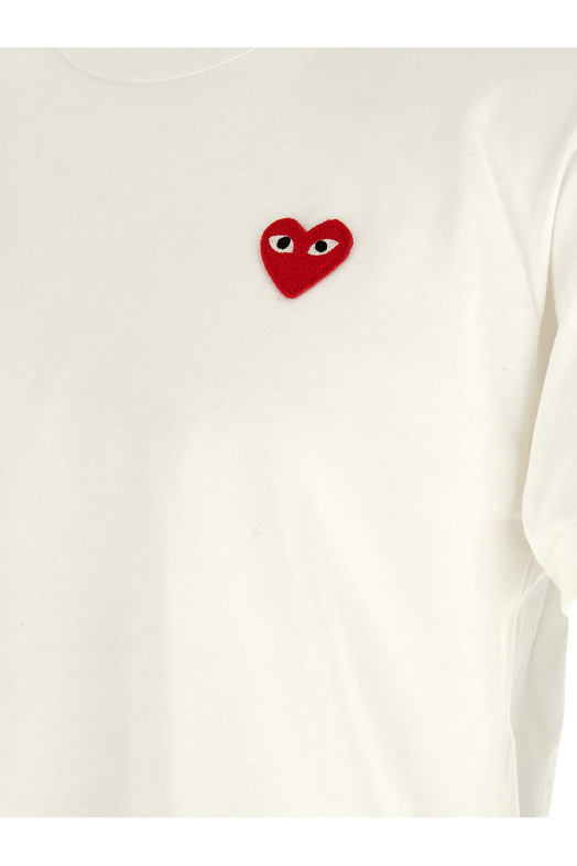 Heart patch t-shirt  White