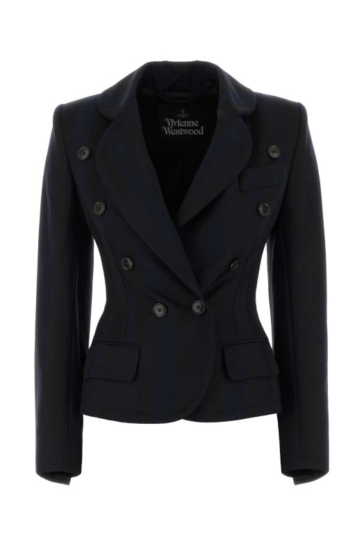 Embroidered wool Georgia blazer VIVIENNE WESTWOOD (1401008MW01NH)