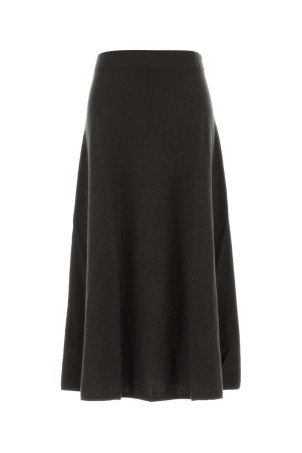Chocolate cashmere Torie skirt LISA YANG (2025337)
