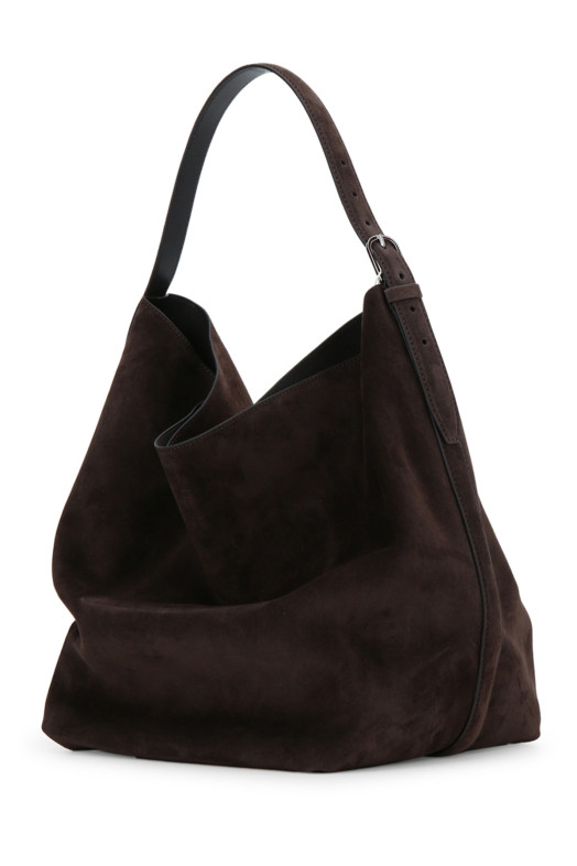 BELTED SUEDE TOTE Black TOTEME (234WAL853LE0004)