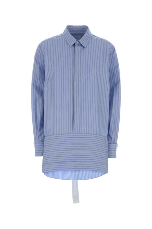 Embroidered poplin shirt dress SACAI (2608666)