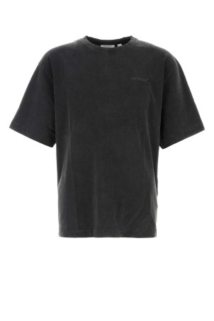 Slate cotton t-shirt OFF WHITE (44MAA120F26J00W001)
