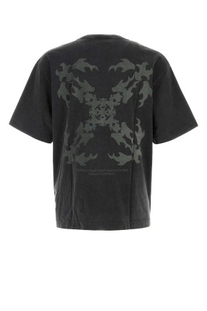 Slate cotton t-shirt OFF WHITE (44MAA120F26J00W001)
