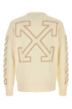 Cream wool blend sweater Beige OFF WHITE (44MHE087F26K001110)