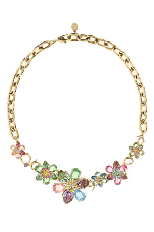 Gold metal Idyllia necklace SWAROVSKI (5709030)