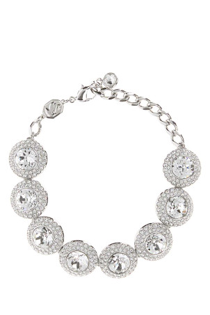 Silver metal Una Angelic bracelet SWAROVSKI (5735343)