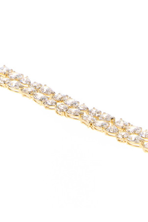 Gold metal Mesmera bracelet SWAROVSKI (5743827)
