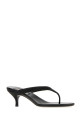 Black satin thong slippers Black MIU MIU (5Y729EFD055049)