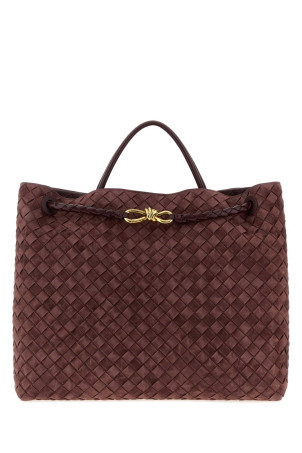 Grape suede large Andiamo handbag BOTTEGA VENETA (766019V5ZZ1)