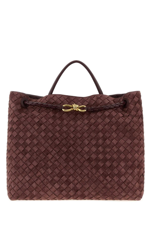 Grape suede large Andiamo handbag BOTTEGA VENETA (766019V5ZZ1)