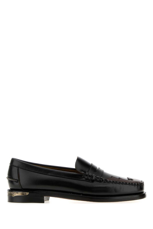 Black leather Dan Scarabeo loafers SEBAGO (781337W)