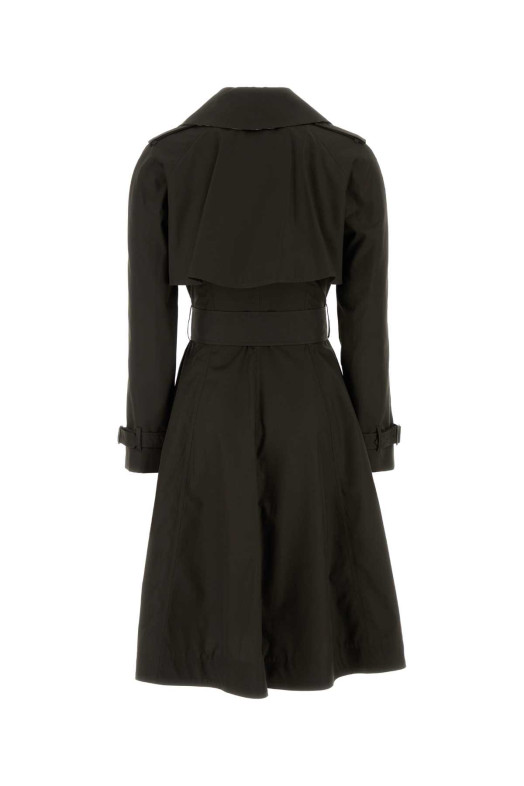 Коричневий бавовняний тренч BURBERRY (8127089)