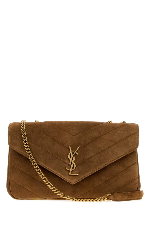 Caramel suede medium LouLou shoulder bag SAINT LAURENT (871619AAEY6)