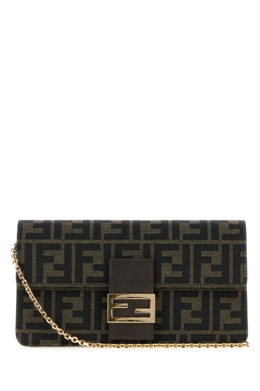 Embroidered jacquard Tube wallet FENDI (8M0602B17A)