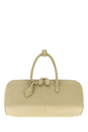 Pastel green nubuck small Delta handbag ALAIA (AA1L1015CA214)