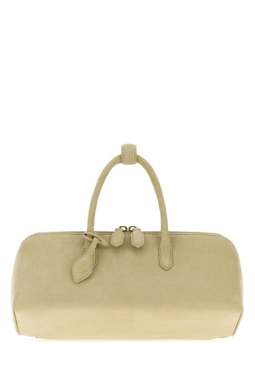 Pastel green nubuck small Delta handbag ALAIA (AA1L1015CA214)