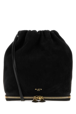 Black suede Le Pochon bucket bag Black ALAIA (AA1L2029CA577)