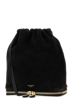 Black suede Le Pochon bucket bag Black ALAIA (AA1L2029CA577)