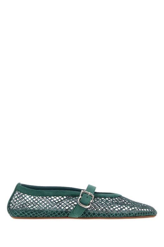 Light blue mesh ballerinas ALAIA (AA3A029A023)