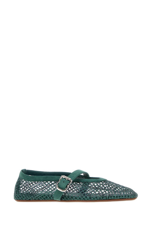 Light blue mesh ballerinas ALAIA (AA3A029A023)