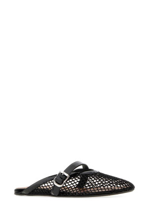 Black mesh slippers Black ALAIA (AA3A1035A028)
