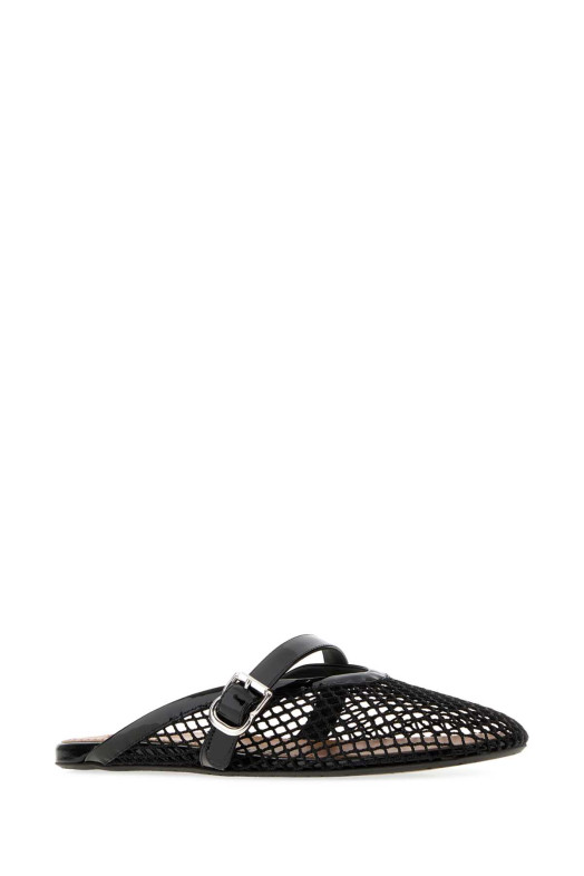 Black mesh slippers Black ALAIA (AA3A1035A028)