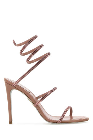 Embellished satin Cleo sandals RENE CAOVILLA (C12369105R0015338)