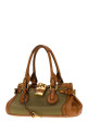 Two-tone canvas and leather Paddington shoulder bag CHLOE (CH26WS802T76)
