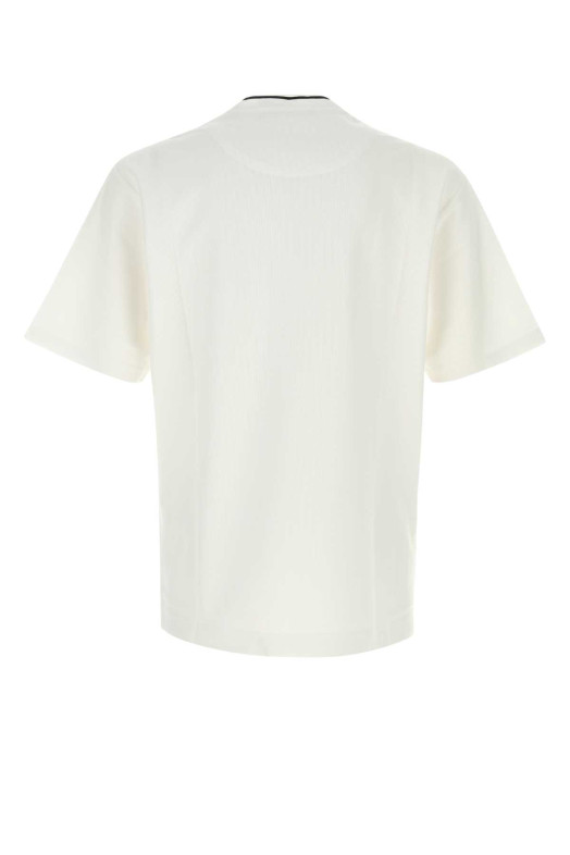 White piquet t-shirt Multicolor DOLCE & GABBANA (G8ST3ZHU7UT)
