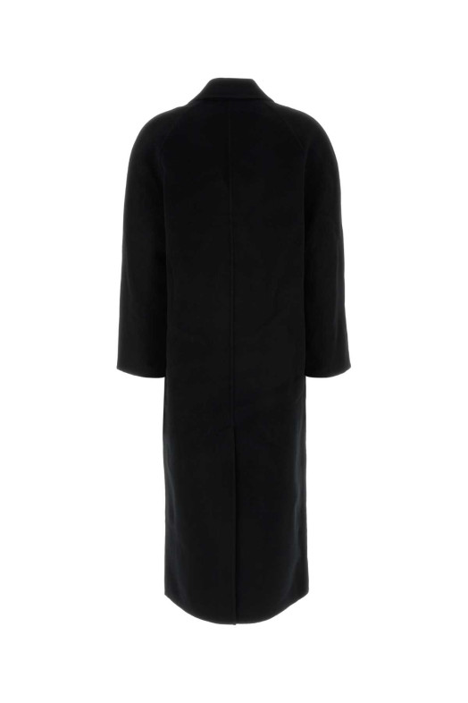 Black wool blend Irvin coat Black LOULOU DE SAISON (IRVIN)
