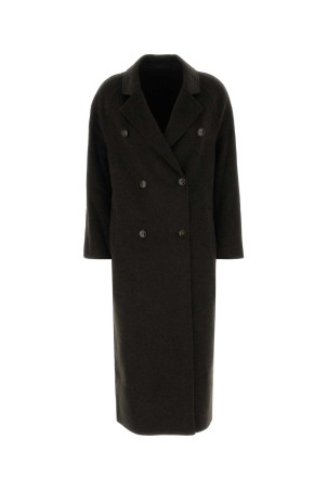 Dark brown wool blend Irvin coat LOULOU DE SAISON (IRVIN)