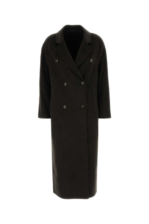 Dark brown wool blend Irvin coat LOULOU DE SAISON (IRVIN)