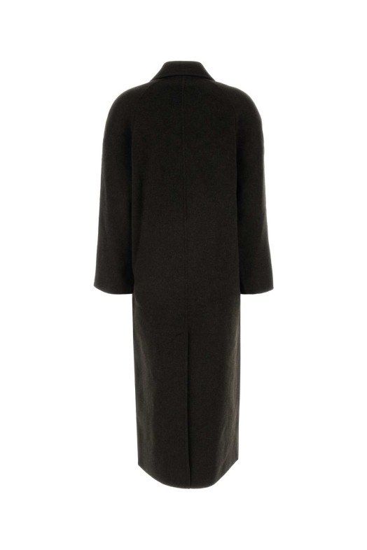 Dark brown wool blend Irvin coat LOULOU DE SAISON (IRVIN)