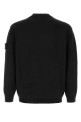 Черный свитер из эластичного хлопка Black STONE ISLAND (L2S155100037S00FM)