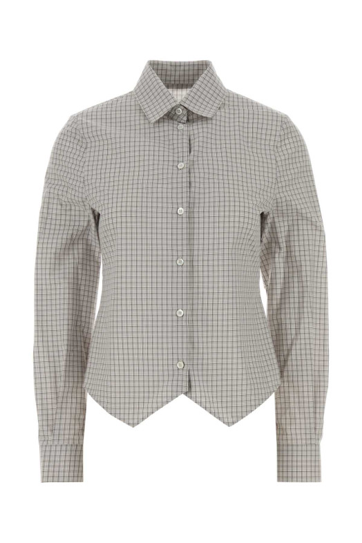 Embroidered cotton shirt MAISON MARGIELA (S29DT0020M36157)