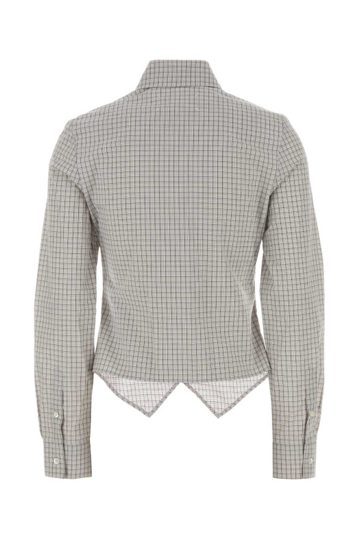 Embroidered cotton shirt MAISON MARGIELA (S29DT0020M36157)