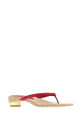 Red leather Sierra thong mules CULT GAIA (SDLH1736CV3625)
