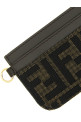 FF jacquard cardholder Brown
